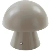 LINDBY LED Tischlampe Nevijo , dimmbar, alu / grau / zink, für Wohn- / Esszimmer, Metall, Junges Wohnen, LED Tischlampe