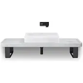 Duravit Aufsatzbecken Qatego 60x40cm, o HL, Ü, HL, geschli., we hgl