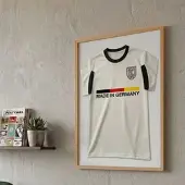 K-Möbel Echtholz Trikot Rahmen 50x70 cm Braun für Kindertrikots & Fan Shirts