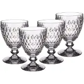 Villeroy & Boch Boston Weißweinglas Kristall Weiß 230 ml 4er Set Fecetten