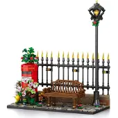 ReoBrix Long Bench Klemmbaustein Set 1057 Teile Grün