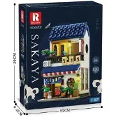 ReoBrix 66502 Izakaya Klemmbaustein Set 1130 Teile
