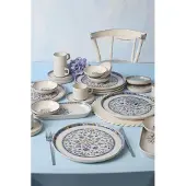 Keramika Geschirrset - Sapphire - 26 teilig - 6 Personen - Steingut