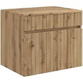 vidaXL Wandmontierter Badezimmerschrank Artisan-Eiche
