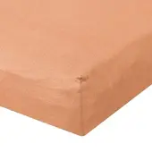 BETTWARENSHOP Jersey Spannbetttuch Ultra-Stretch 180x200 - 200x220 cm | lachs - pink