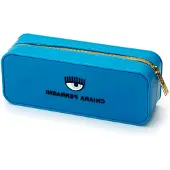 Markenlos Federmäppchen/Clutch Ferragni x Zapfen, Hellblau