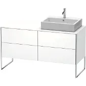 Duravit Waschtischunterschrank XSquare 140x77,8x53,8cm, 4 AZ, st, B re, we matt