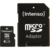 Intenso microSDHC Speicherkarte 4 GB Class 10