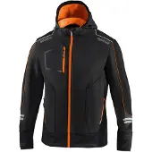 Sparco York Softshelljacke Schwarz 2XL Schwarz 2XL