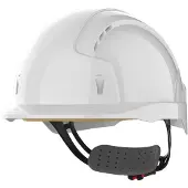 Jsp Kulta Schutzhelm EVOLite Revolution 6, weiß ABS, EN 397, 6-Punkt-Gurtband, Drehradverschluss, ca. 299 g