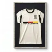 K-Möbel Echtholz Trikot Rahmen Silber 70x90 cm