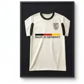 K-Möbel Echtholz Trikot Rahmen Schwarz 60x80 cm