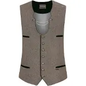 Stockerpoint Trachtenweste Salerio in kiesel | Gr.: 46
