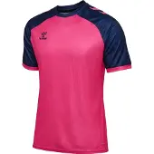 Hummel Match League Trikot Kurzarm Herren - Raspberry / Marine | Größe: M
