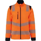 WK. Designed To Work Recycling Arbeitsjacke mit abnehmbaren Softshellärmeln