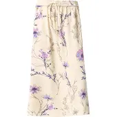 Soaked in luxury Rock A-shape Whitecap Gray Floral Print multicolour