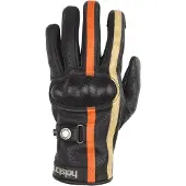 Helstons Eagle Air Schwarz Orange Beige Handschuhe Größe T12