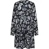 Kaffe Kleid KAevity Kleid Regular fit black white