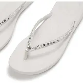 Original Brands FitFlop FitFlop Iqushion Multi-Crystal Ergonomic Flip-Flops WEISS 41