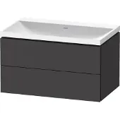 Duravit Möbel-Set L-Cube 80x48x48cm, o HL, graph matt, 2 Schub.