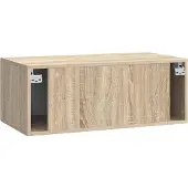 vidaXL Wandmontierter TV-Schrank 59,5 x 31 cm Sonoma-Eiche