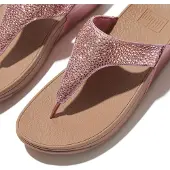 Original Brands Damen Lulu Crystal-Mix Metallic Zehentrenner-Sandalen Metallic Rust Rose-Schuhgröße 42