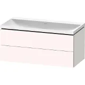 Duravit L-Cube c-shaped Set wandhängend, 2 Schubkästen, ohne Überlauf, ohne Hahnloch, 1000x480x480mm, LC6952N84840000