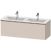 Duravit D-Neo Waschtischunterbau wandhängend, 1280x440x462mm, 1 Auszug, mit Griff Bronze gebürstet, DE4265004910000