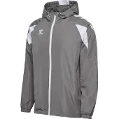 Hummel hmlCORE 2.0 ALL-WEATHER JACKET - STEEL GRAY/WHITE, Größe:M