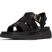 Original Brands FitFlop FitFlop Gen-FF Leather Fisherman Sandals SCHWARZ 42