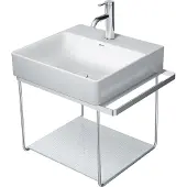 Duravit Metallkonsole DuraSquare 56,5x45cm, wandhängend, chrom