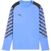 Puma teamLIGA26 GK Jersey LS Jr blue glimmer-black-black (31) 116