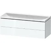Duravit L-Cube c-shaped Set wandhängend, 2 Schubkästen, ohne Überlauf, ohne Hahnloch, 1200x480x480mm, LC6953N85850000