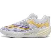 Puma Basketballschuhe All-Pro NITRO 2 "White Pelé Yellow" für Unisex