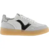 Victoria Damenbasket mit Leder- und Metalleffekt