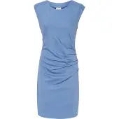 Kaffe Midikleid "Damen Kleid India", Damen, Gr. XXL, N-Gr, blau (quiet harbor), Obermaterial: 80% Polyester PES. 17% Viskose CV. 3% Elasthan EL., Kleider Midikleid