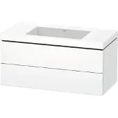 Duravit Waschtischunterbau L-CUBE m WT Vero Air 500x1000x480mm o HL we sma ohne Hahnloch weiß supermatt