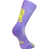 Sporcks OMG Lila Gelbe Socken, Größe XS.