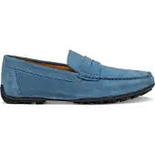 Geox KOSMOPOLIS + GRIP Herrenschuhe - bequeme Slipper - Halbschuhe blau NEU