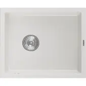 Mexen Pedro 1-Becken-Granit-Spüle 560 x 460 mm, Weiß - 6508561000-20