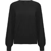 Kaffe Strickpullover "Damen Strickpullover KAlone", Damen, Gr. XS, schwarz (schwarz deep), Obermaterial: 80% Viskose CV. 20% Nylon NY., Pullover Strickpullover