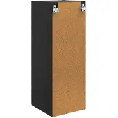 vidaXL Wandschrank 33 x 34,5 x 90 cm Holzwerkstoff Schwarz