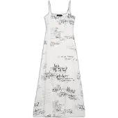 Desigual Set Pullover und Kleid Morisot 26SWVK33 Écru Regular Fit