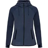 Pro Act Sweatshirt zipper mit kapuze Damen