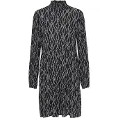Kaffe Kleid Loose fit black white