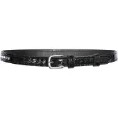 Imperial Riding Gürtel IRHOlania Ledergürtel Black-Silver 105 cm