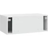 vidaXL Wandmontierter TV-Schrank 59,5 x 41 x 30 cm Hochglanz Weiß