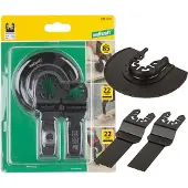 Wolfcraft Multi-Tool Sägeblatt-Set: Holz, Metall, Kunststoff