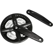 P2r MTB Alu-Kettenrad (Gehäuse) mit Kettenschutz X 9V.170 mm 48-38-28