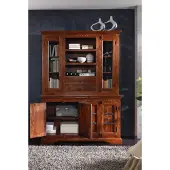 MASSIVMOEBEL24.DE MASSIVMOEBEL24 Buffet Akazie 150x50x200 nougat lackiert OXFORD #530
